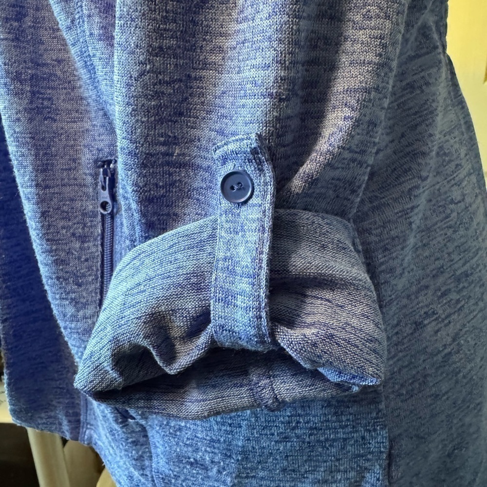 Talbots Blue Textured Cardigan Sweater Jacket - Picture 4 of 4